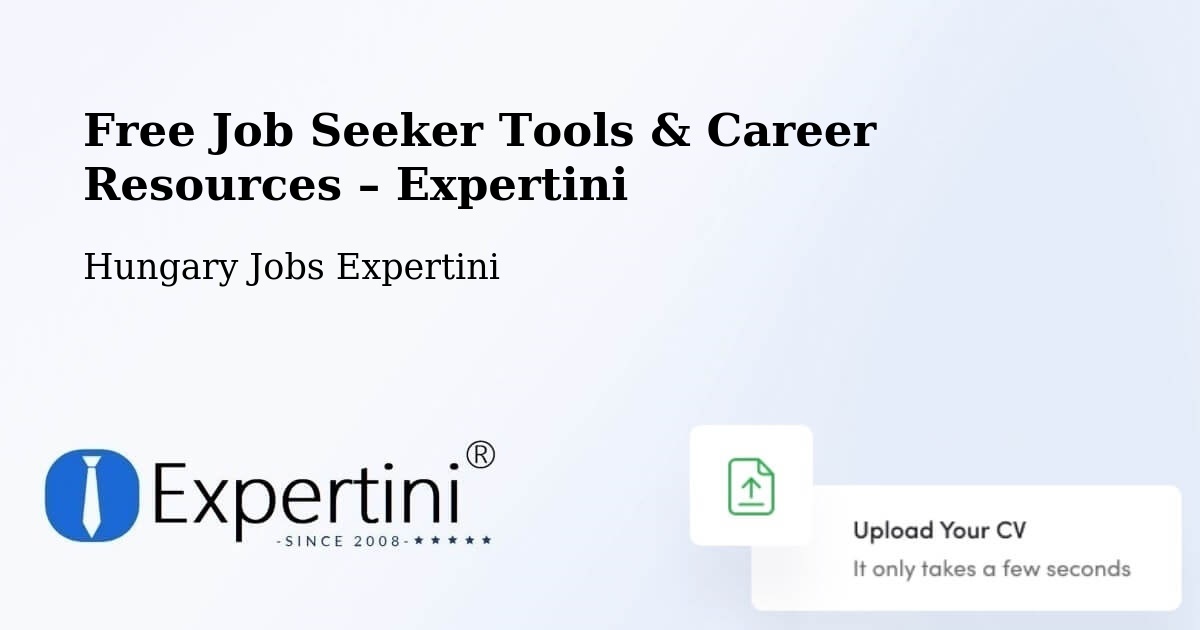 Free Job Seeker Tools & Career Resources – Pápa - Pápa, Hungary Jobs Expertini